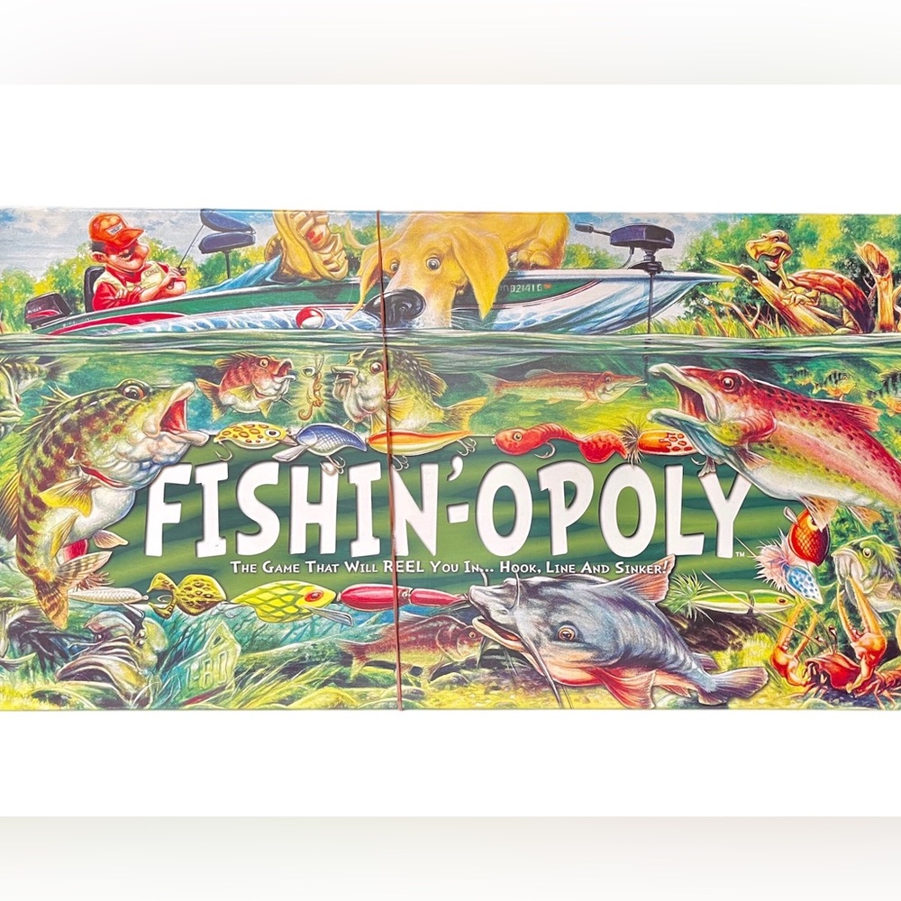 FISHIN-OPOLY GAME Brand New!